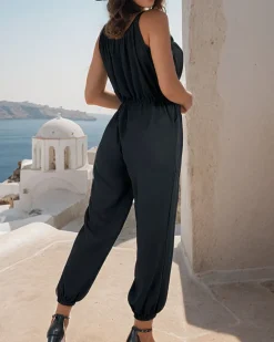 Royalfashion Długi kombinezon damski