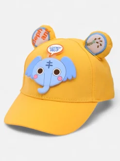 Royalfashion Dziecięca czapka z daszkiem z uszkami