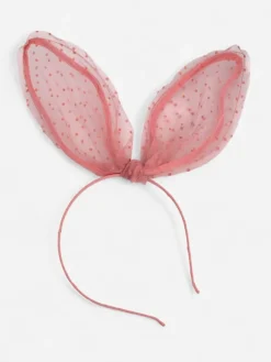 Royalfashion Dziecięca opaska do włosów z uszkami królika