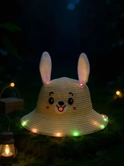 Royalfashion Dziecięcy Kapelusz Słomkowy Glow Puppy Hat