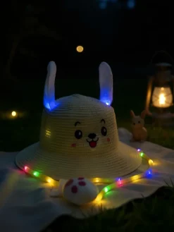 Royalfashion Dziecięcy Kapelusz Słomkowy Glow Puppy Hat