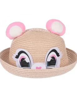 Royalfashion Dziecięcy Kapelusz Słomkowy Bear Eyes Straw Hat