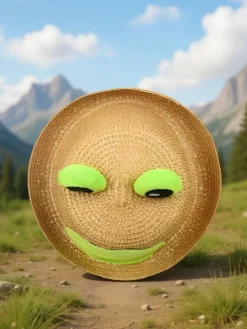 Royalfashion Dziecięcy Kapelusz Słomkowy Froggy Shade Hat