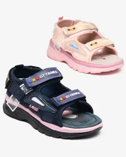 Royalfashion Dziewczęce sandały w kolorze granatowym Umaf