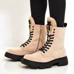 Royalfashion Eko-zamszowe damskie botki workery Moxox