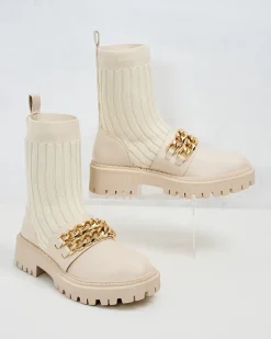 Royalfashion Eleganckie botki damskie z ozdobą Olluf