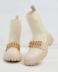 Royalfashion Eleganckie botki damskie z ozdobą Olluf