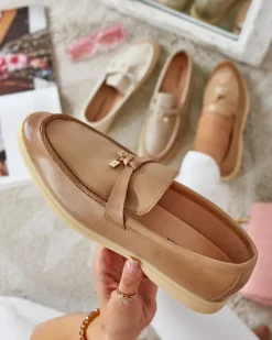 Royalfashion Eleganckie mokasyny damskie Leosi