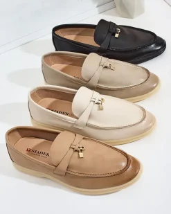 Royalfashion Eleganckie mokasyny damskie Leosi