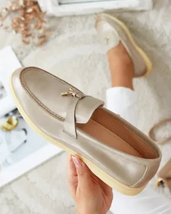 Royalfashion Eleganckie mokasyny damskie Leosi