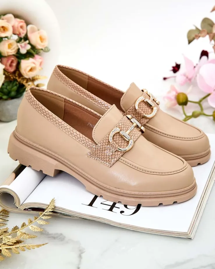 Royalfashion Eleganckie mokasyny damskie Fix