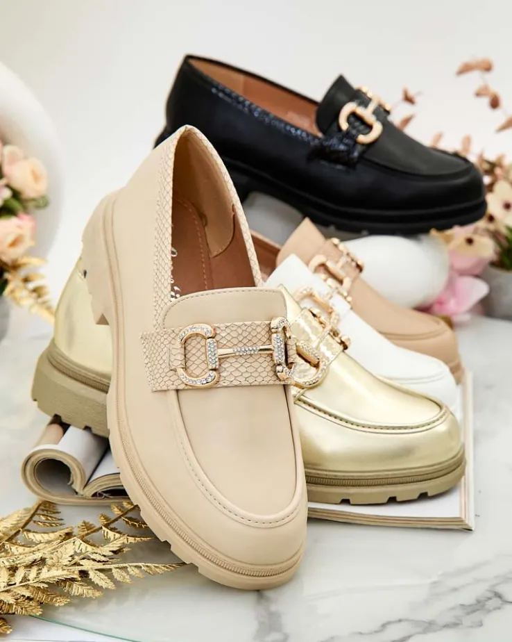 Royalfashion Eleganckie mokasyny damskie Fix