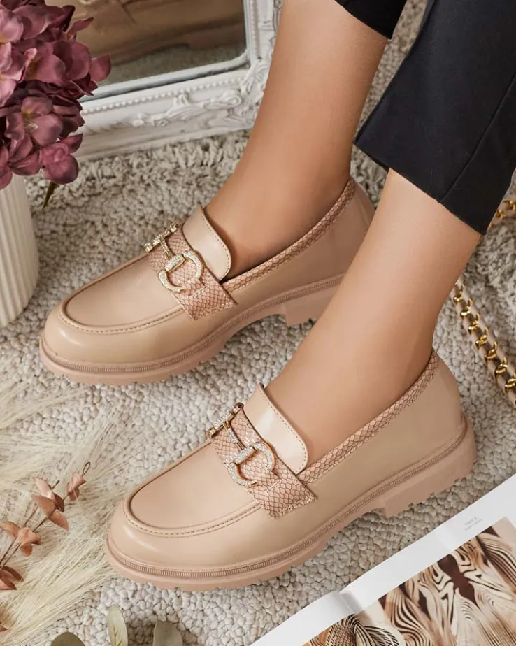 Royalfashion Eleganckie mokasyny damskie Fix