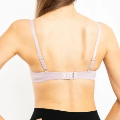 Royalfashion Fioletowy damski biustonosz koronkowy