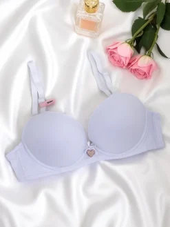 Royalfashion Gładki damski usztywniany biustonosz Smooth Fit