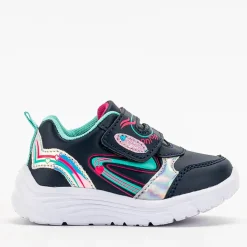 Royalfashion Granatowo - miętowe buty sportowe dziewczęce Mikorasi