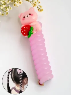 Royalfashion Gumka do włosów sprężynka z misiem Teddy Twist