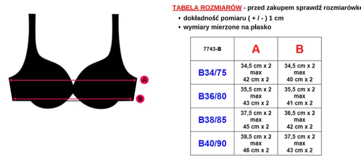 Royalfashion Jasnoróżowy damski biustonosz push up bez zapięcia