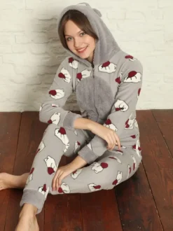 Royalfashion Jednoczęściowa piżama damska