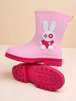 Royalfashion Kalosze dziecięce z króliczkiem Bunny Splash
