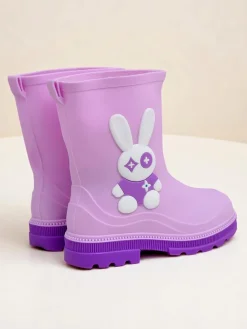 Royalfashion Kalosze dziecięce z króliczkiem Bunny Splash