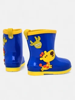 Royalfashion Kalosze dziecięce z naszywkami Good Time