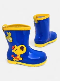 Royalfashion Kalosze dziecięce z naszywkami Good Time