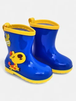 Royalfashion Kalosze dziecięce z naszywkami Good Time