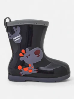 Royalfashion Kalosze dziecięce z naszywkami Funny Time