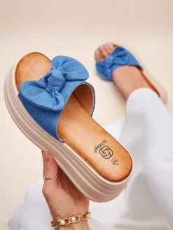 Royalfashion Klapki damskie na platformie Givan