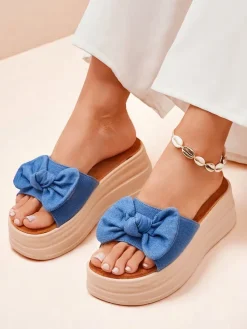 Royalfashion Klapki damskie na platformie Givan