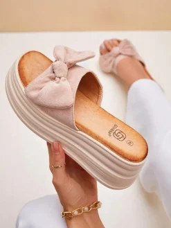 Royalfashion Klapki damskie na platformie Givan