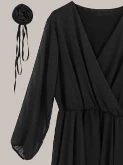 Royalfashion Klasyczna damska sukienka do kolana