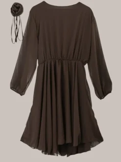 Royalfashion Klasyczna damska sukienka do kolana