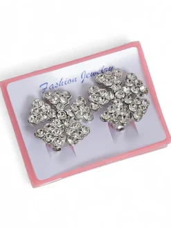 Royalfashion Klipsy kolczyki damskie z cyrkoniami