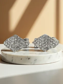 Royalfashion Klipsy kolczyki damskie z cyrkoniami