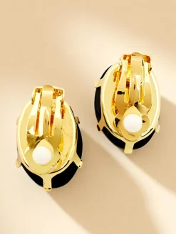 Royalfashion Klipsy kolczyki damskie z kryształem