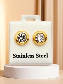 Royalfashion Klipsy kolczyki damskie z cyrkoniami