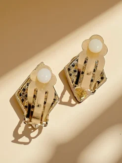 Royalfashion Klipsy kolczyki damskie z cyrkoniami