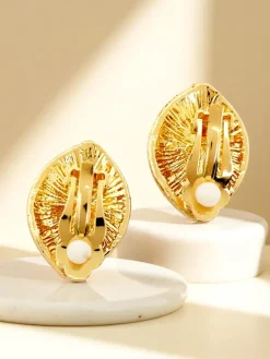 Royalfashion Klipsy kolczyki damskie z cyrkoniami