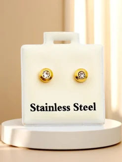 Royalfashion Klipsy kolczyki damskie z cyrkoniami