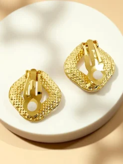 Royalfashion Klipsy kolczyki damskie z perełką Aurelia Perla