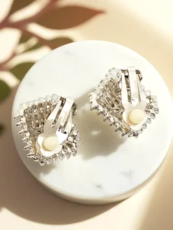 Royalfashion Klipsy kolczyki damskie z cyrkoniami