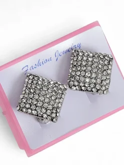 Royalfashion Klipsy kolczyki damskie z cyrkoniami