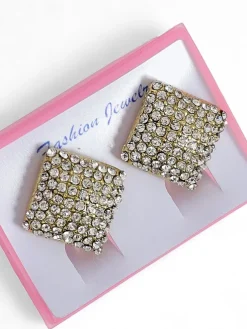 Royalfashion Klipsy kolczyki damskie z cyrkoniami