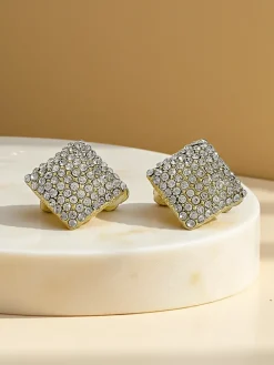 Royalfashion Klipsy kolczyki damskie z cyrkoniami