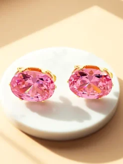 Royalfashion Klipsy kolczyki damskie z kryształem