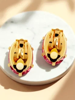 Royalfashion Klipsy kolczyki damskie z kryształem