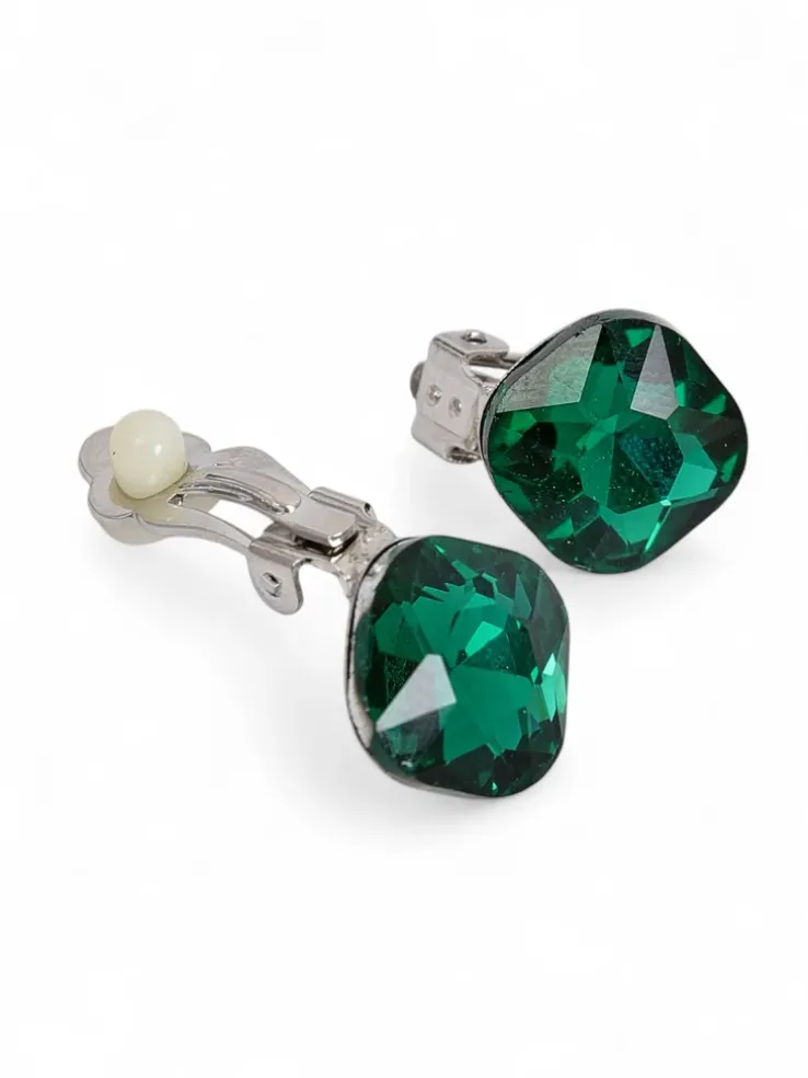 Royalfashion Klipsy kolczyki damskie z kryształem