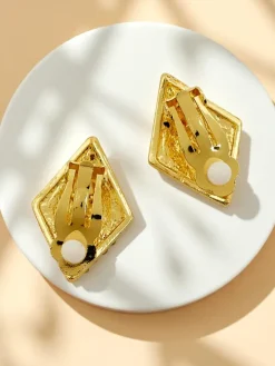 Royalfashion Klipsy kolczyki damskie z cyrkoniami